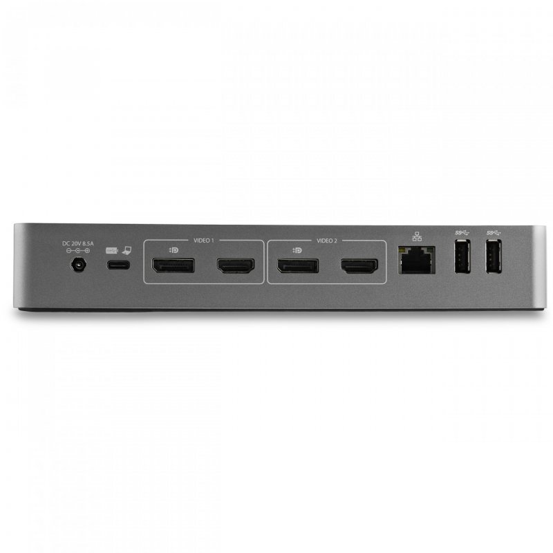 StarTech.com Station d'accueil USB Type-C/A à double affichage avec Power Delivery 100 W