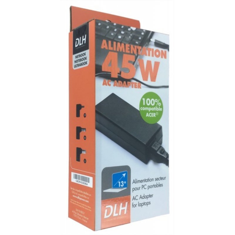 Ac Power Adapter 45W For Acer