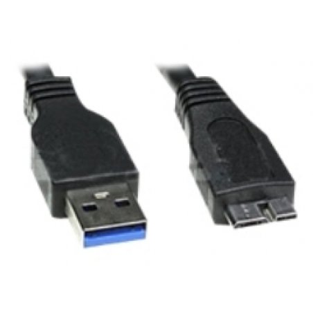 CABLE MICRO USB 3.0 1M BLK ANY DEVICE CHARG MUSB 3