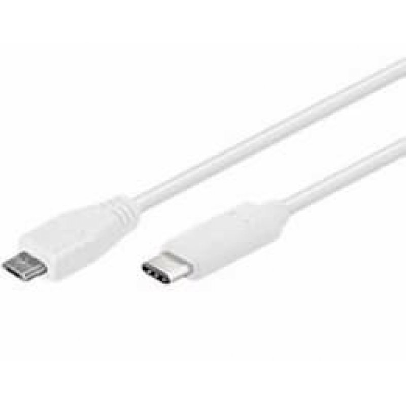 DLH DY-TU2702W USB cable 1 m USB 2.0 USB C Micro-USB B White