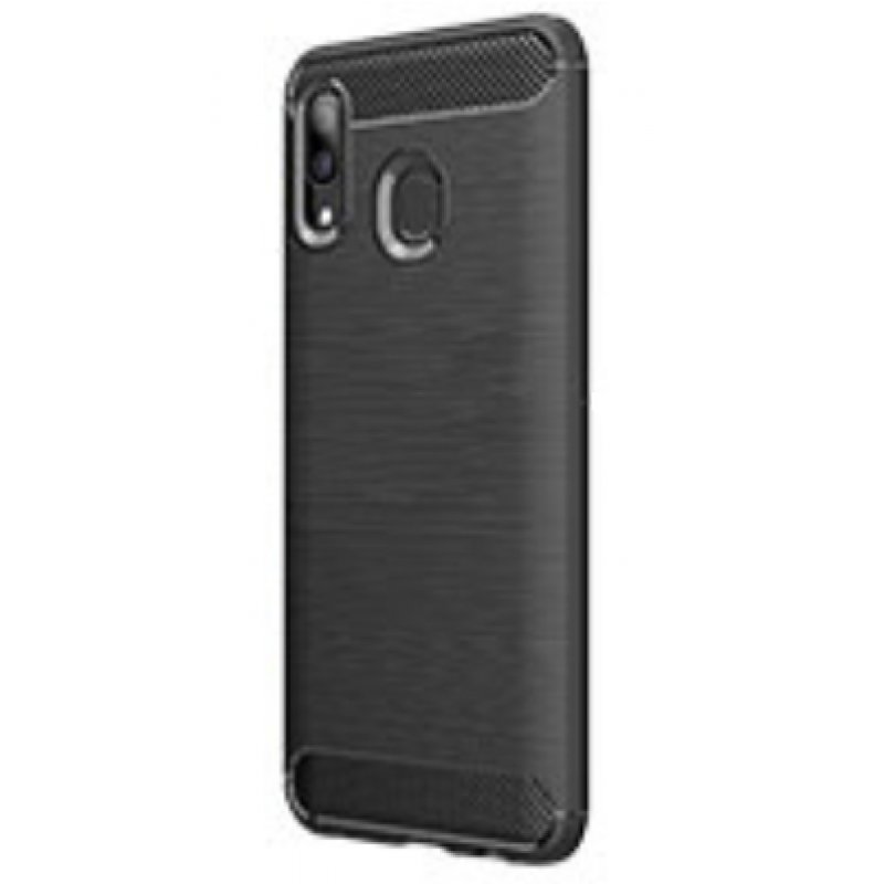 BLACK SILICONE SHELL FOR SAMSUNG GALAXY A10.