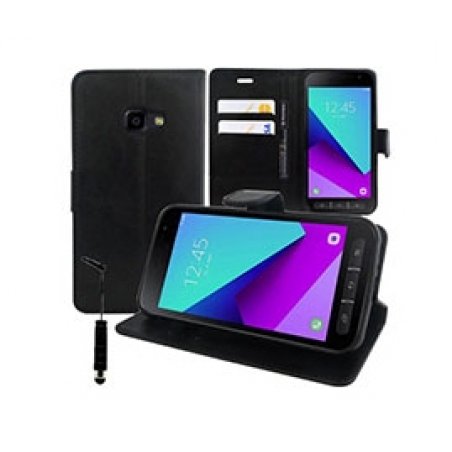 CASE FOLIO BLACK DOOR CARDS GALAXY XCOVER 4