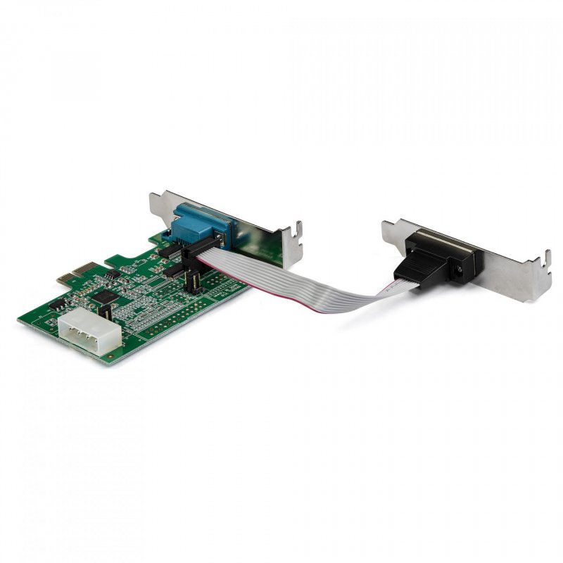 StarTech.com 2-port PCI Express RS232 Serial Adapter Card - PCIe RS232 Serial Host Controller Card - PCIe to Serial DB9 