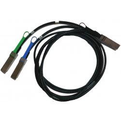 Mellanox Technologies MCP7H50-H002R26 câble d'InfiniBand 2 m QSFP56 2x QSFP56 Noir