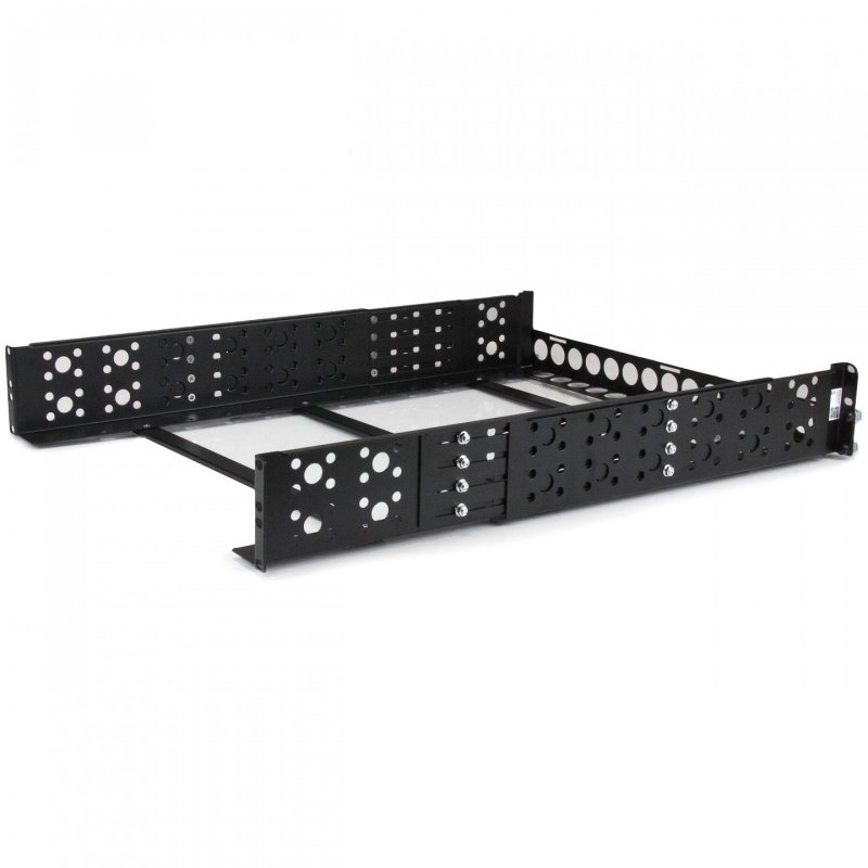 2U FIXED 19IN ADJUSTABLE DEPTH UNIVERSAL SERVER RACK RAILS