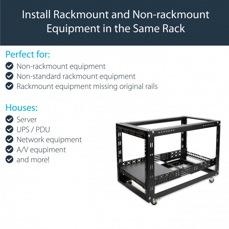 2U FIXED 19IN ADJUSTABLE DEPTH UNIVERSAL SERVER RACK RAILS