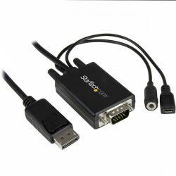 3M DP TO VGA VIDEO ADAPTER CABLE WITH AUDIO 10FT
