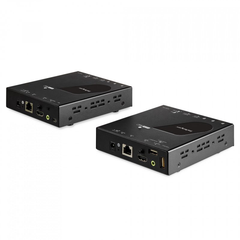 StarTech.com HDMI KVM Extender over IP Network - 4K 30Hz HDMI 2.0 and USB over IP LAN or Cat5e/Cat6 Ethernet Cable (100m