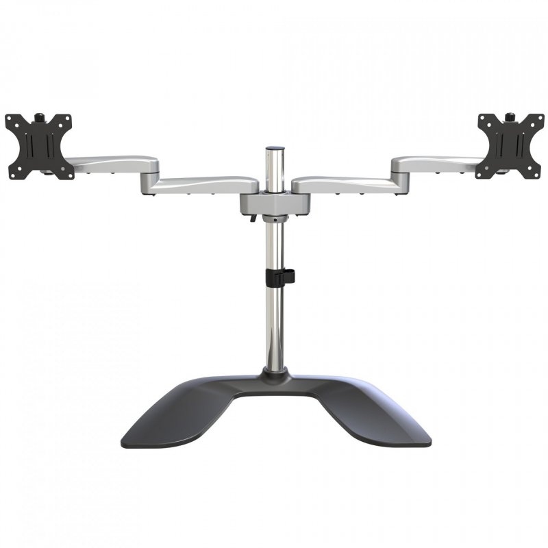 DUAL MONITOR STAND - FOR UP TO 32IN MONITORS-ARTICULATING ARMS