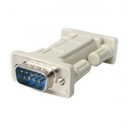 SERIAL NULL MODEM ADAPTER DB9 RS232