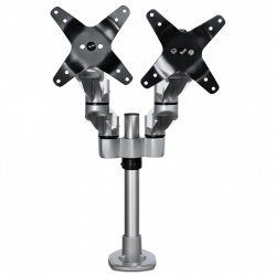 DESK MOUNT DUAL MONITOR ARM FOR UP TO 27IN VESA MONITORS