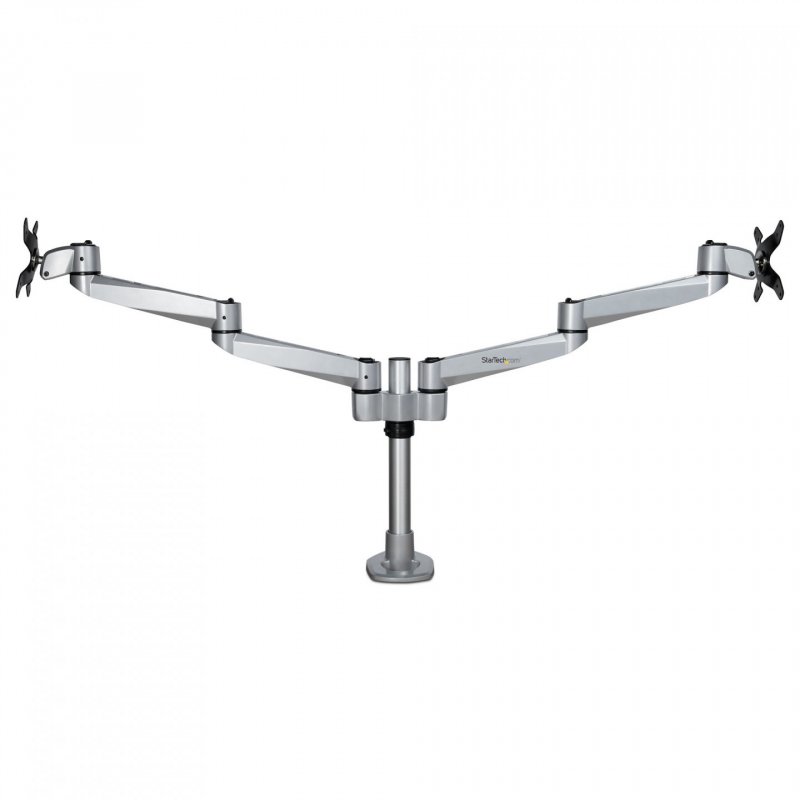 DESK MOUNT DUAL MONITOR ARM FOR UP TO 27IN VESA MONITORS