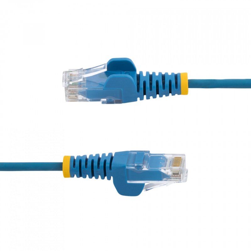 2M SLIM CAT6 CABLE - BLUE SNAGLESS - 28 AWG COPPER WIRE