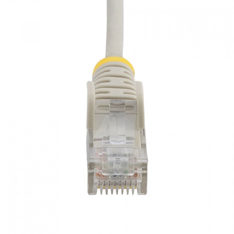 0.5M SLIM CAT6 CABLE - GREY SNAGLESS - 28 AWG COPPER WIRE