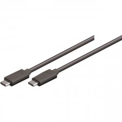 Uniformatic 10601 USB cable 1 m USB 3.2 Gen 1 (3.1 Gen 1) USB C Black