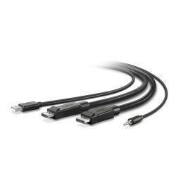 Belkin-Câble 1.8 m Noir DisplayPort+US