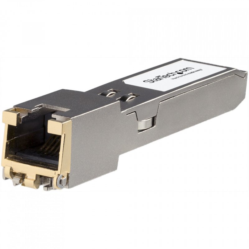 StarTech.com HPE JL563A Compatible SFP+ Module - 10GBASE-T - SFP to RJ45 Cat6/Cat5e - 10GE Gigabit Ethernet SFP+ - RJ-45
