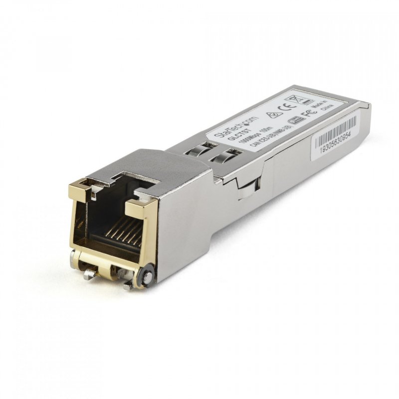 StarTech.com Dell EMC SFP-1G-T Compatible SFP Module - 1000BASE-T - SFP to RJ45 Cat6/Cat5e - 1GE Gigabit Ethernet SFP - 