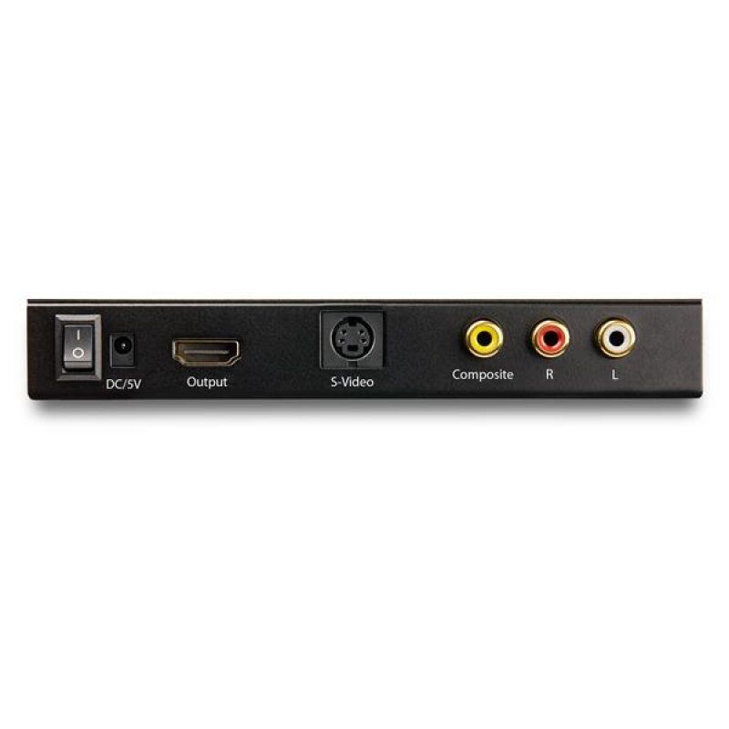 S-VIDEO OR COMPOSITE TO HDMI CONVERTER WITH AUDIO- 720P