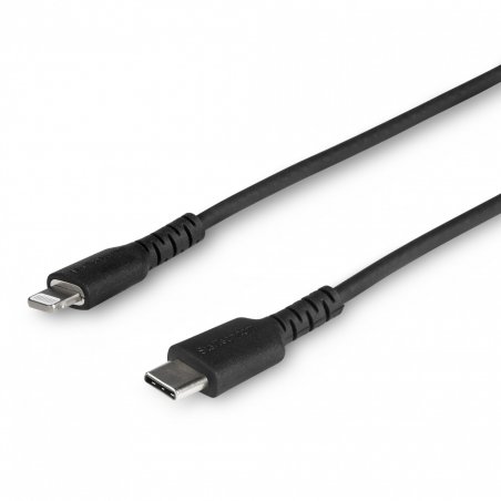 1M USB C TO LIGHTNING CABLE BLACK - ARAMID FIBER