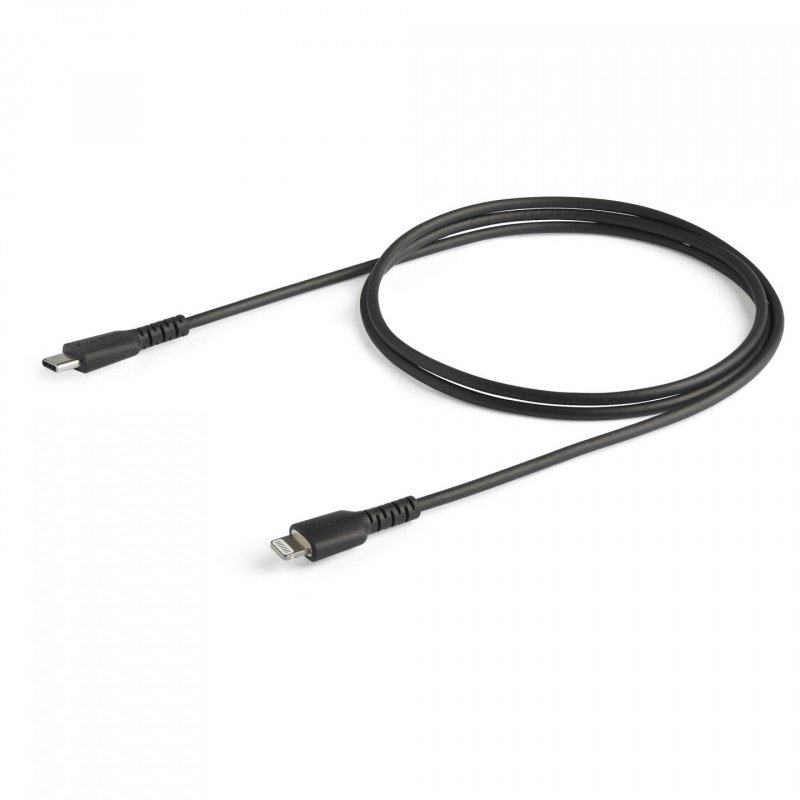 1M USB C TO LIGHTNING CABLE BLACK - ARAMID FIBER