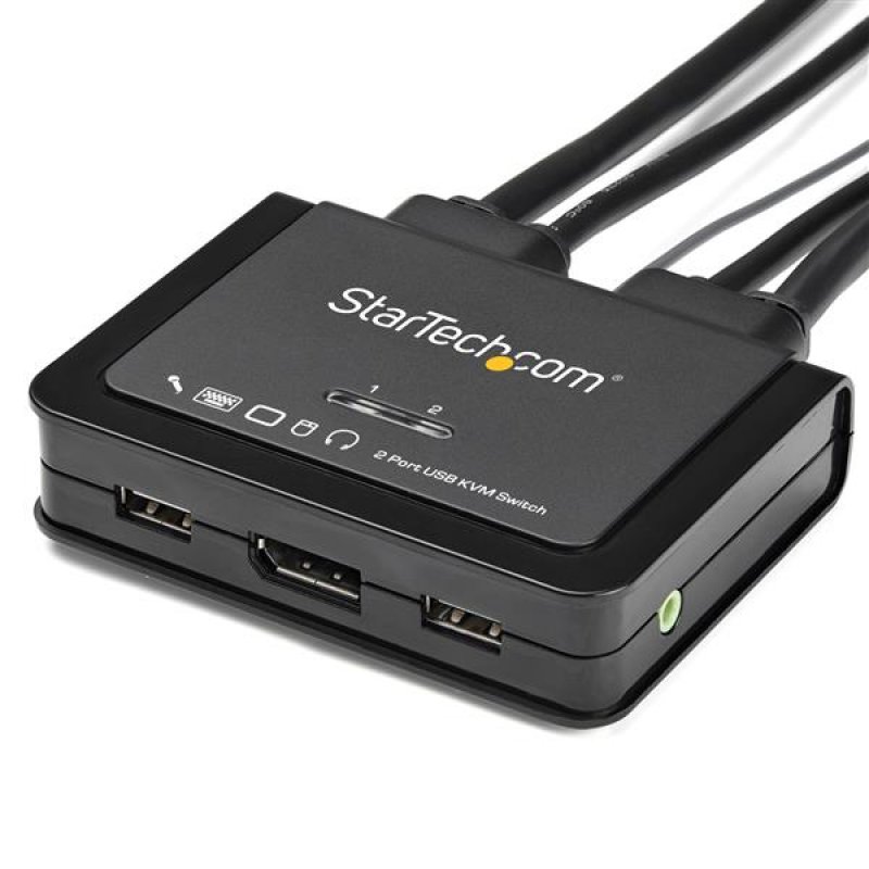 2 PORT USB 4K60HZ DISPLAYPORT KVM SWITCH - OS INDEPENDENT