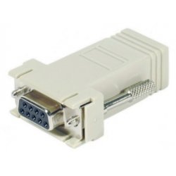 MODULAR ADAPTER DB9 F RJ45 TO BE MOUNTED