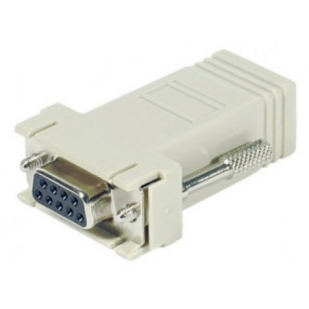 MODULAR ADAPTER DB9 F RJ45 TO BE MOUNTED