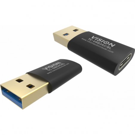 VISION compatible USB-C F to USB-3.0A M Adaptor