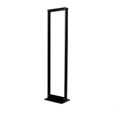 2 POST RACK BLACK FINISH