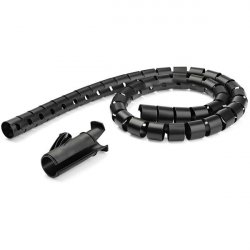 SPIRAL CABLE MANAGEMENT SLEEVE 25MM X 2.5M /1X 8.2 - BLACK