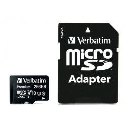 Verbatim compatible Premium - Flash-Speicherkarte - 256 GB - microSDXC UHS-I