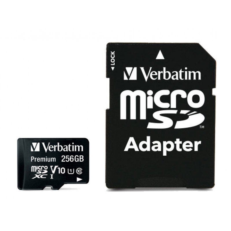 Verbatim Premium U1 256 Go MicroSDXC UHS-I Classe 10
