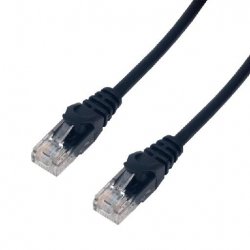 CAT6A U/UTP Patch cable - 5m Black
