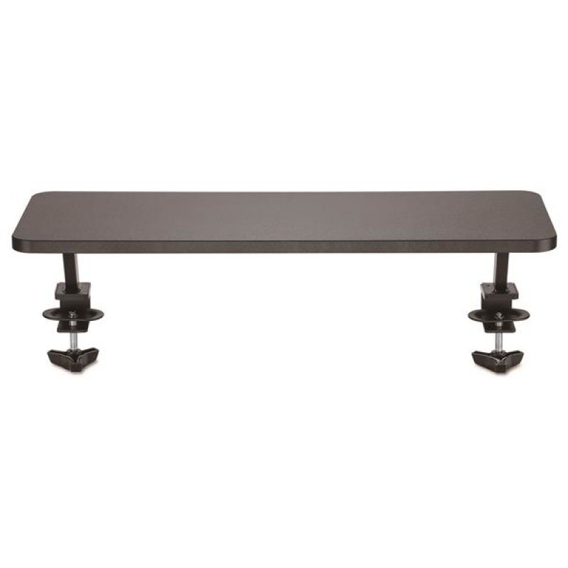 MONITOR RISER STAND - CLAMP ON MONITOR SHELF - EXTRA WIDE