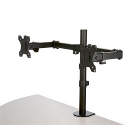 DESK MOUNT DUAL MONITOR ARM FOR UP TO 32IN MONITORS - CROSSBAR