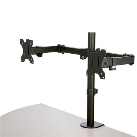 DESK MOUNT DUAL MONITOR ARM FOR UP TO 32IN MONITORS - CROSSBAR