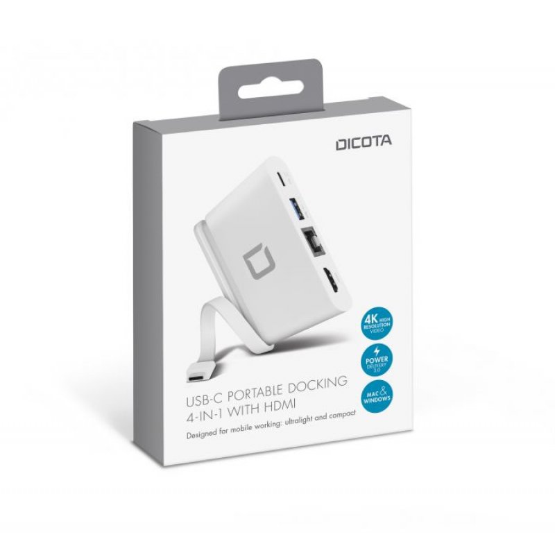 DICOTA D31730 notebook dock/port replicator White