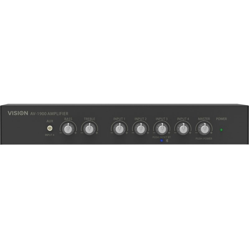 VISION compatible 2x50w Mixer Amplifier - 4 inputs