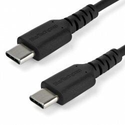StarTech.com 1m USB C Charging Cable - Durable Fast Charge & Sync USB 2.0 Type C to USB C Laptop Charger Cord - TPE Jack