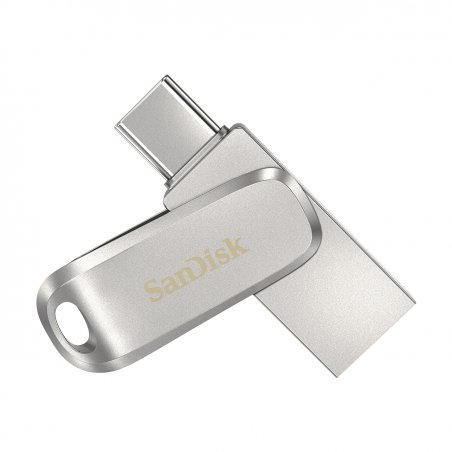 SanDisk Ultra Dual Drive Luxe lecteur USB flash 128 Go USB Type-A / USB Type-C 3.2 Gen 1 (3.1 Gen 1) Acier inoxydable