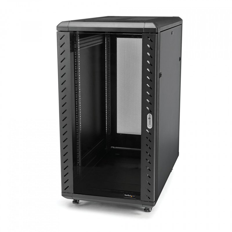 18U SERVER RACK CABINET - INCLUDES CASTERS LEVELING FEET