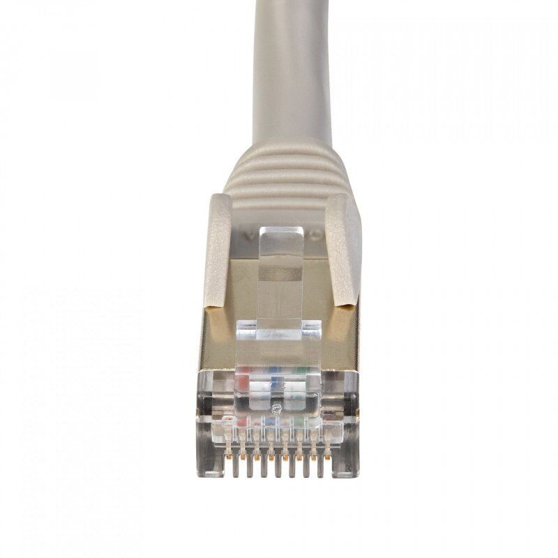 10M CAT6A ETHERNET CABLE GREY - SHIELDED COPPER WIRE