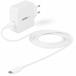 StarTech.com USB C Wall Charger - USB C Laptop Charger 60W PD - 6ft/2m Cable - Universal Compact Type C Power Adapter - 