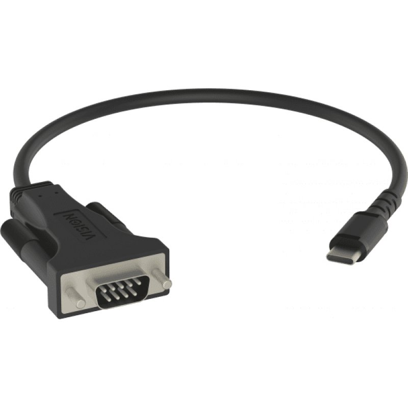 VISION compatible USB-C RS-232 Serial Adaptor