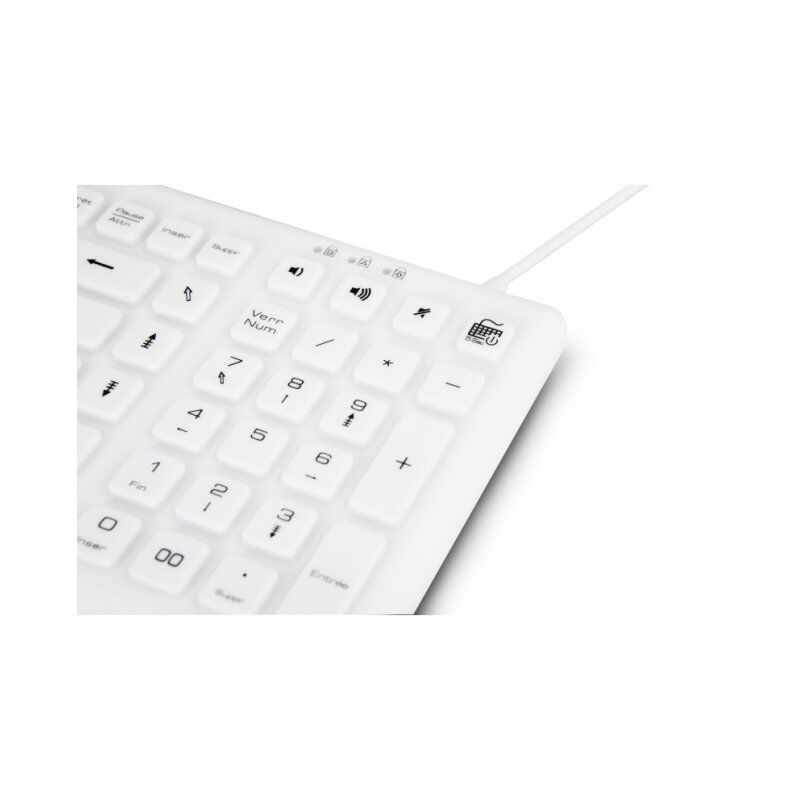 Urban Factory Sanee keyboard USB AZERTY French White
