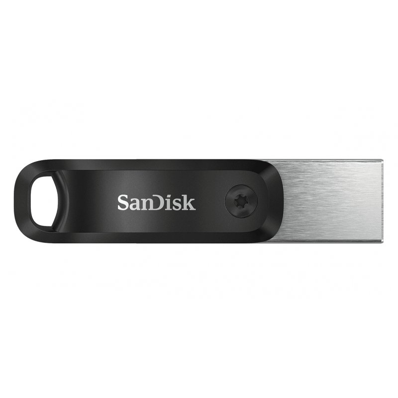 SanDisk iXpand lecteur USB flash 64 Go USB Type-A / Lightning 3.2 Gen 2 (3.1 Gen 2) Noir, Argent