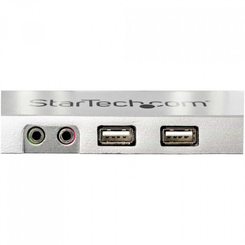 Desk Mount Dual Monitor Arm w/USB/Audio