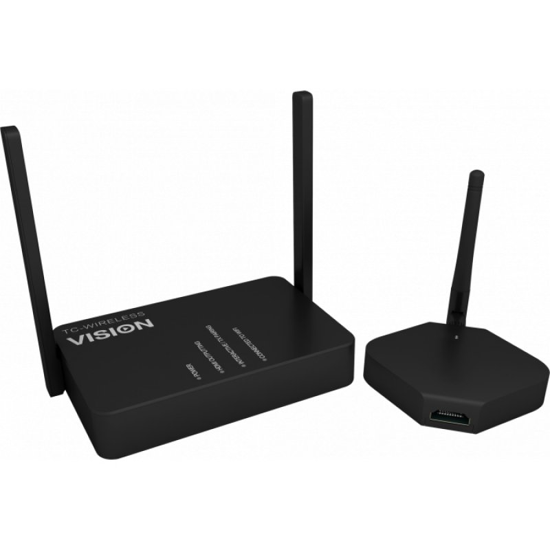 Vision TC-WIRELESS AV extender AV transmitter & receiver Black