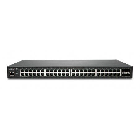 SonicWall SWS14-48FPOE Géré L2 Gigabit Ethernet (10/100/1000) Connexion Ethernet, supportant l'alimentation via ce por